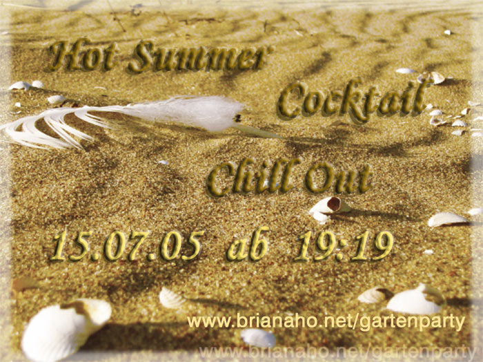cocktail party flyer